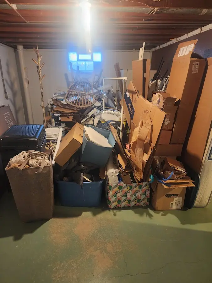 Roll-off dumpster container at job site for Yard Waste Dumpster Rental in South San Jose Hills